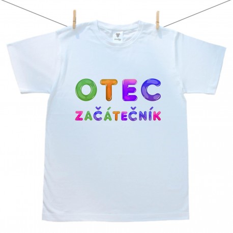 Pánské triko s krátkým rukávem Otec začátečník